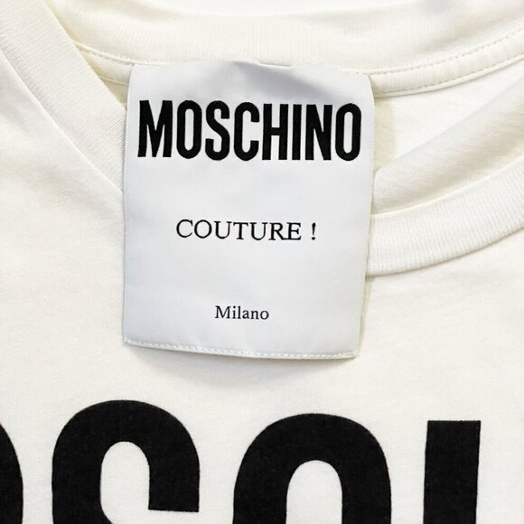 Moschino This is Not a Toy Graphic Bunny Short Sleeve Crew Pullover Cotton Tee M - Picture 6 of 10